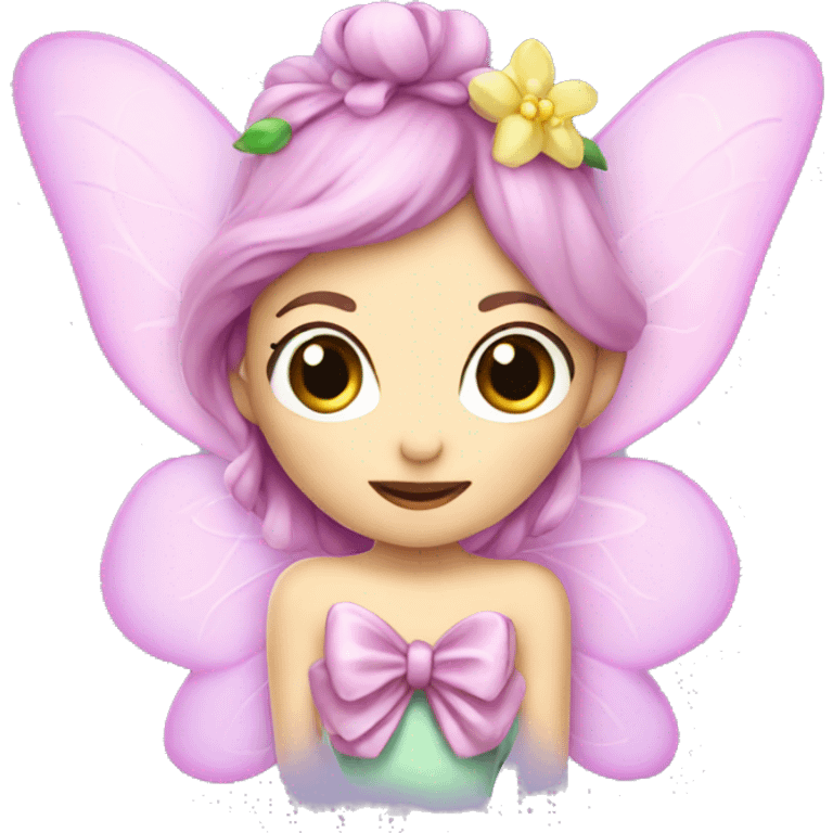 Fairy perfume with bow emoji