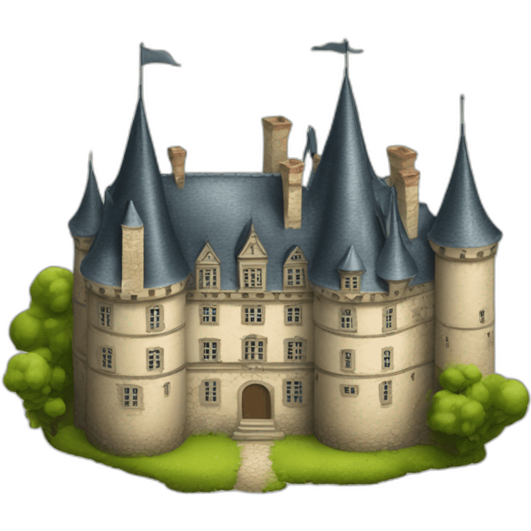 Château rein au bois dormant emoji