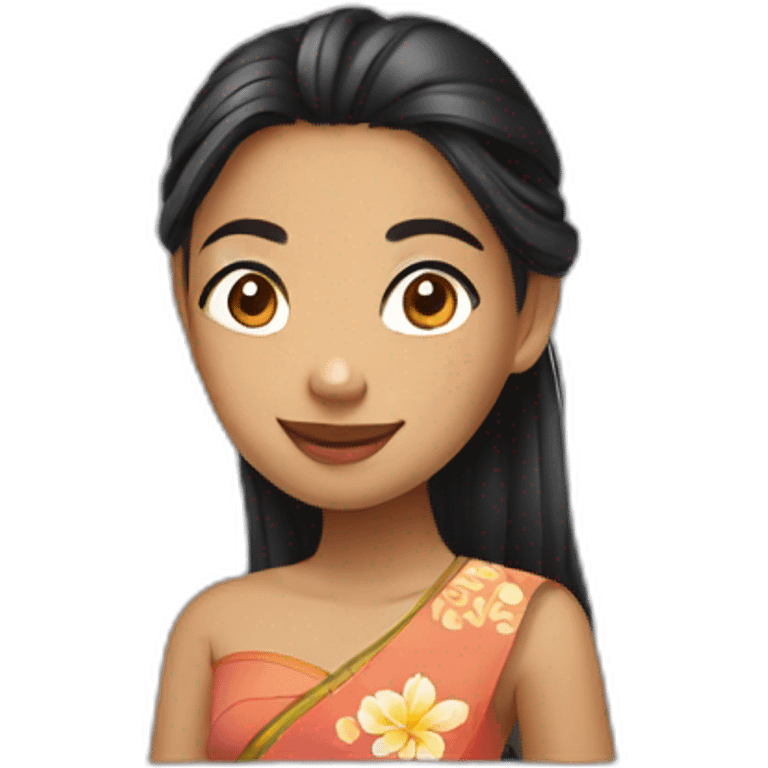 Balinese girl emoji