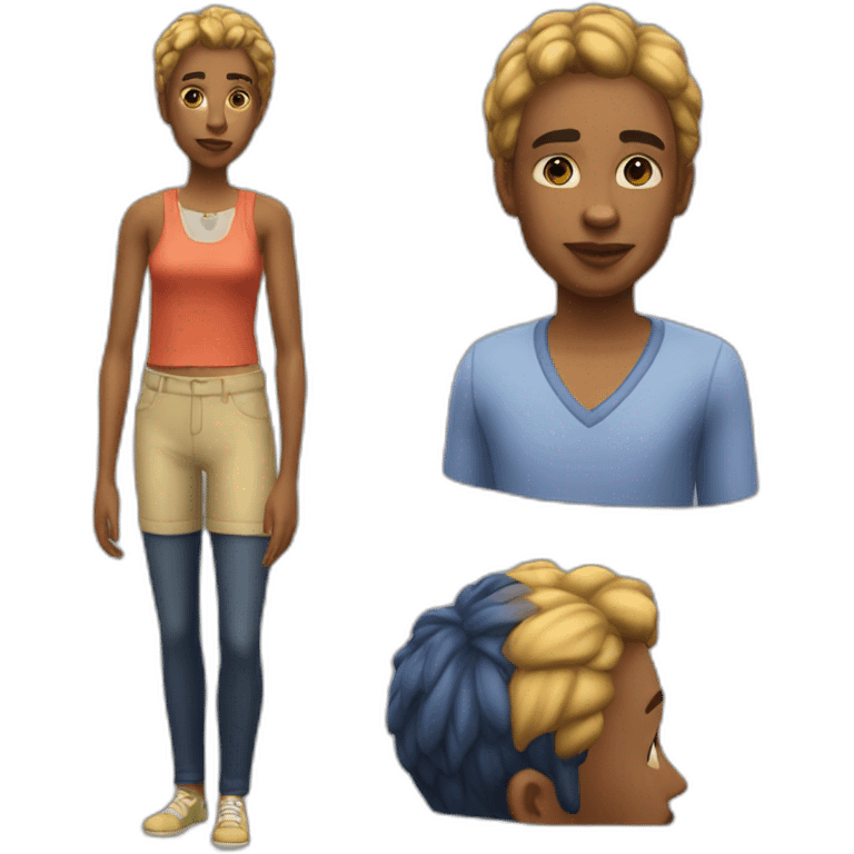 Les sims emoji