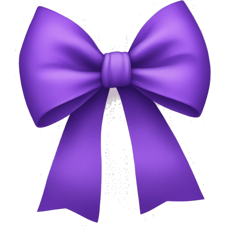 Purple bow  emoji