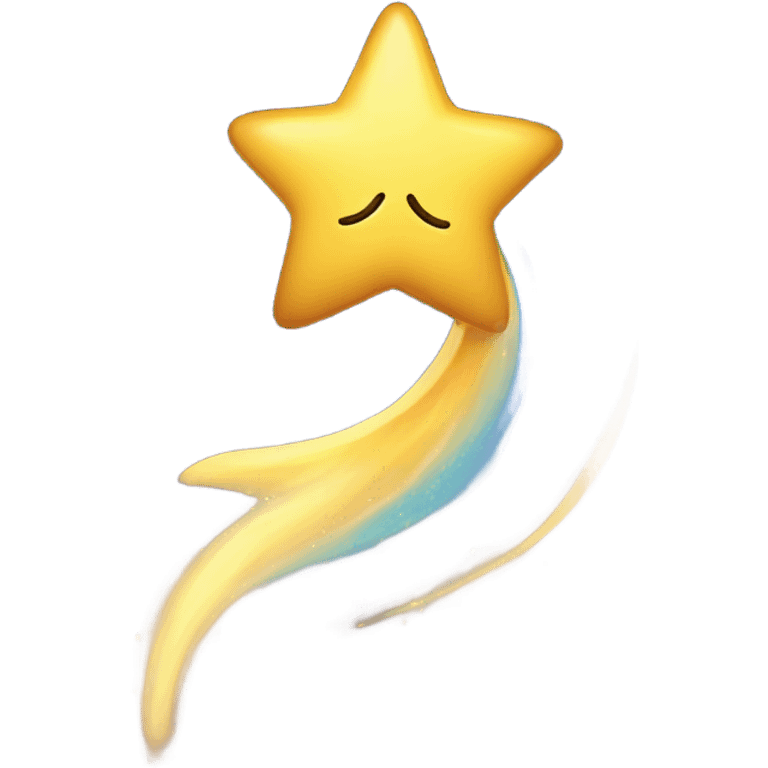 Shooting star emoji