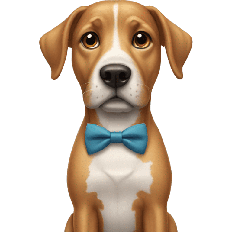 Dog with bowtie emoji