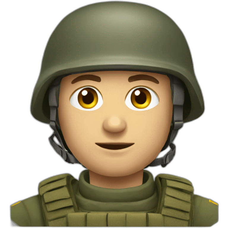 ukrainian soldier emoji