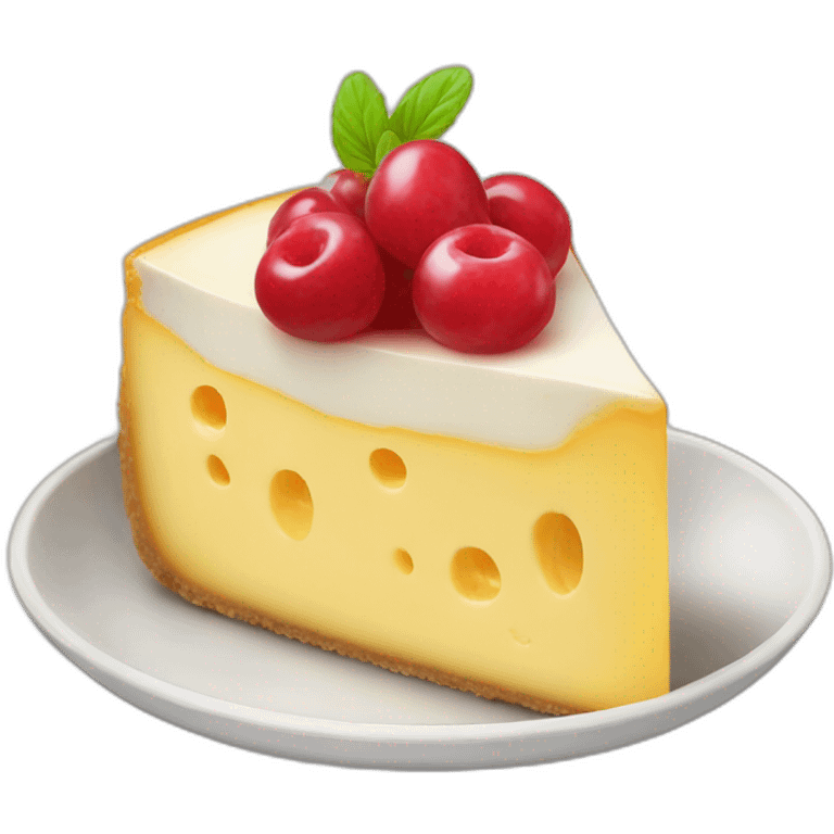 Cheese cake emoji