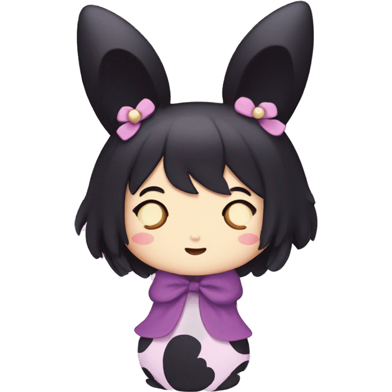 Kuromi from sanrio emoji