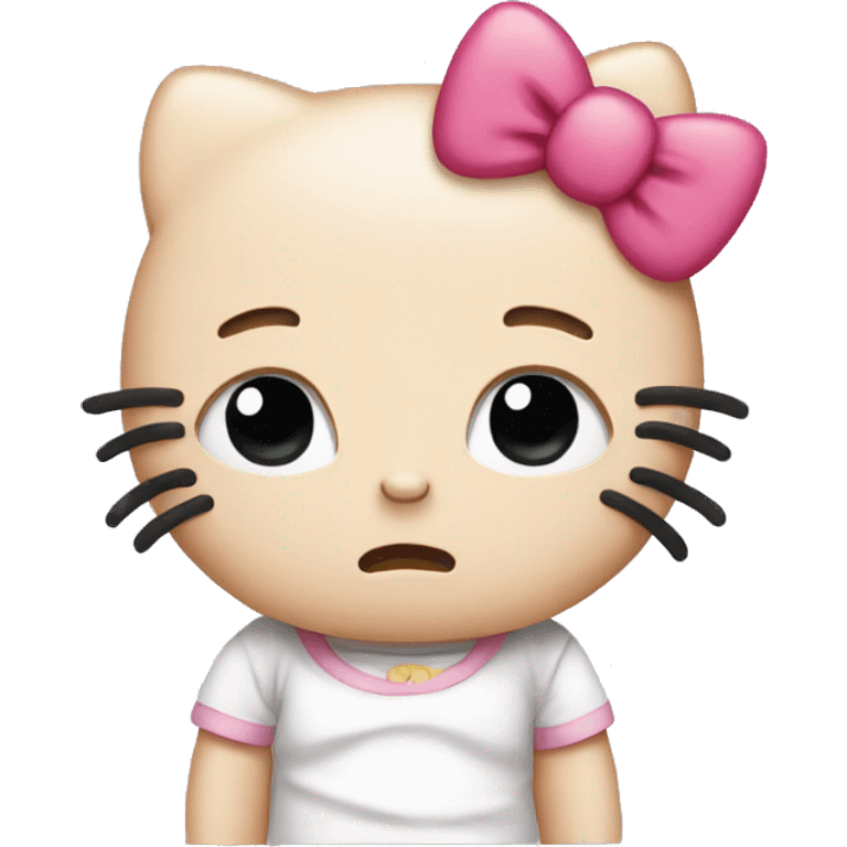 hello kitty sad emoji