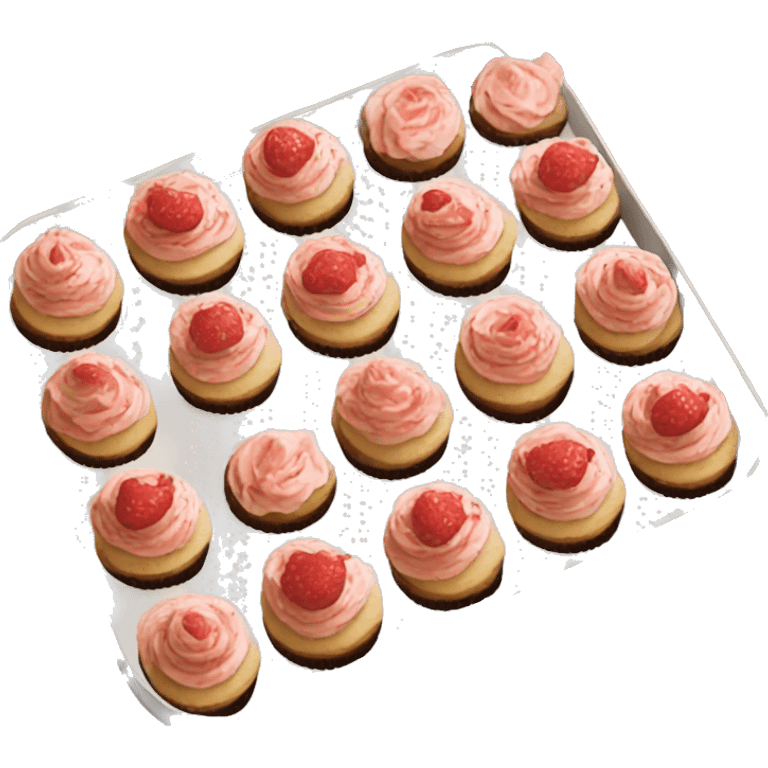 Tray if cupcakes  emoji