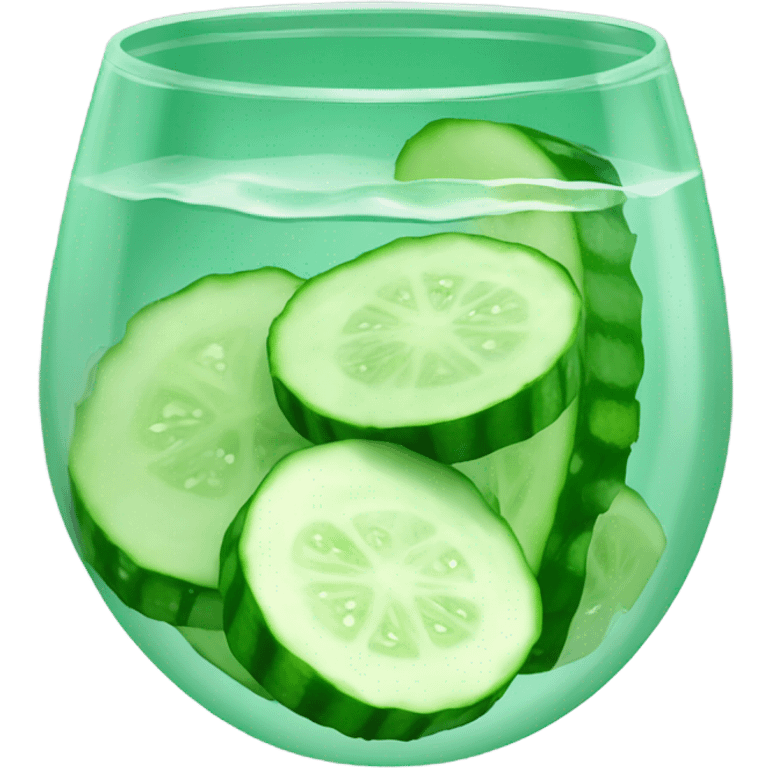 Cucombr detox Water emoji