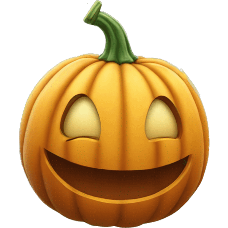 Pumpkin on vine emoji