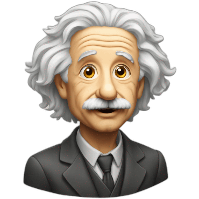 Albert-Einstein-with-toung-out emoji