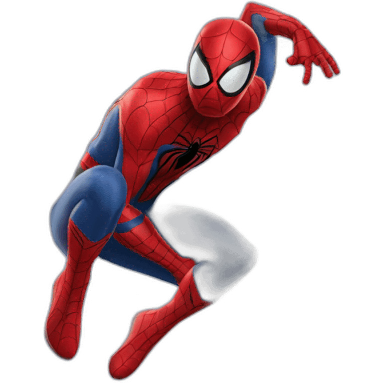 Spider man qui prend une photo emoji