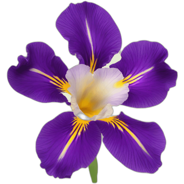 iris flora in anemone emoji