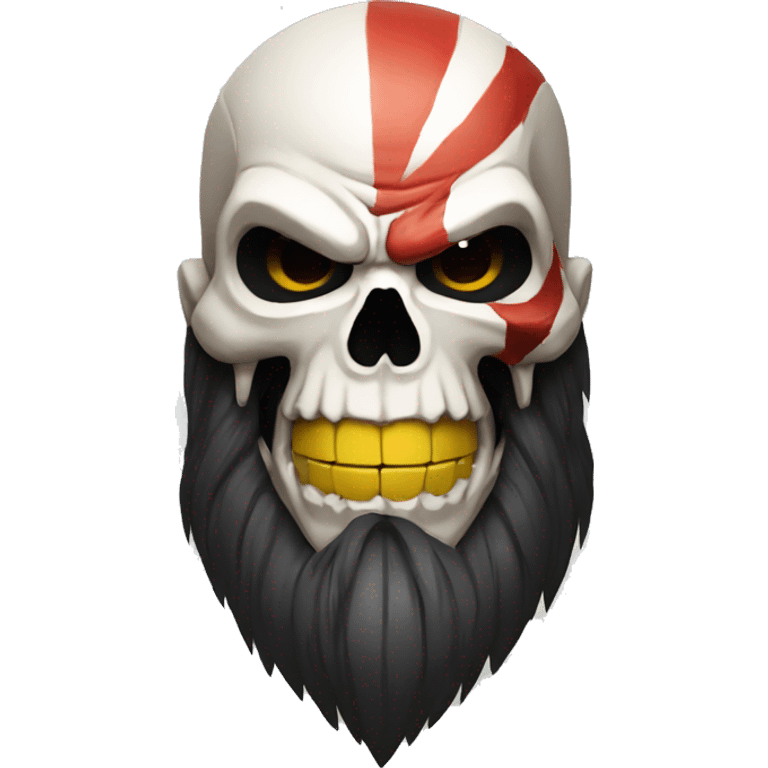 Skull kratos emoji