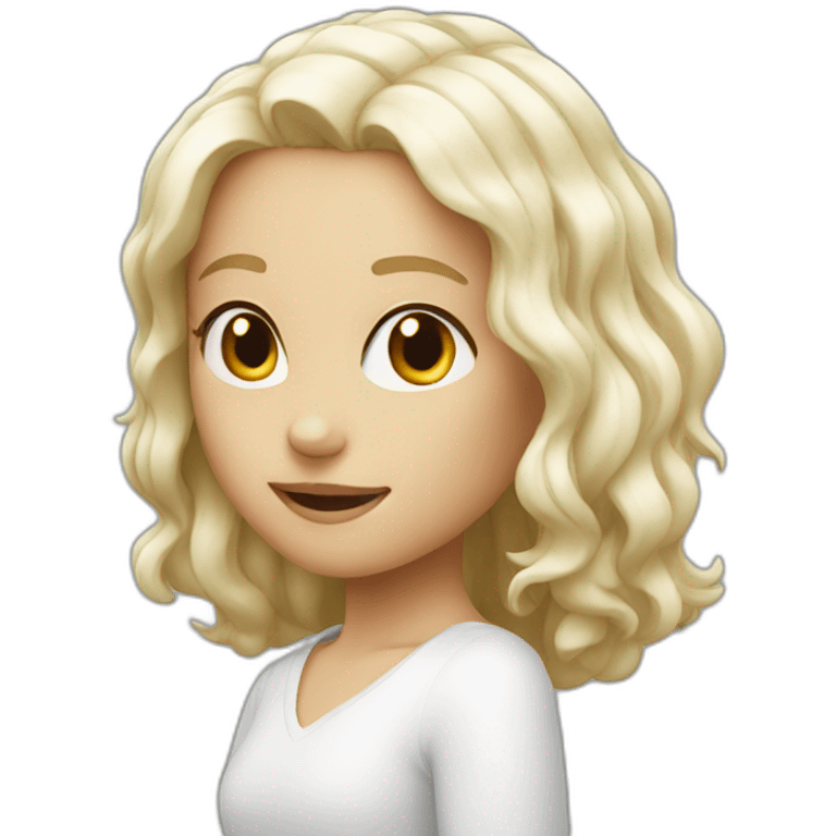 chat blanche emoji