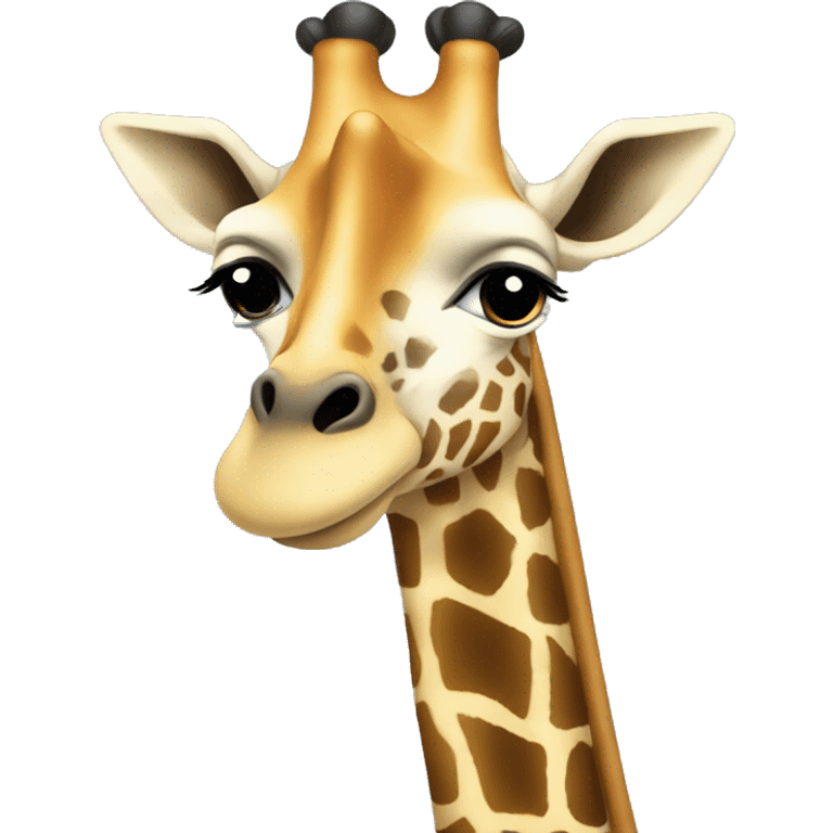 Giraffa con fiocco emoji