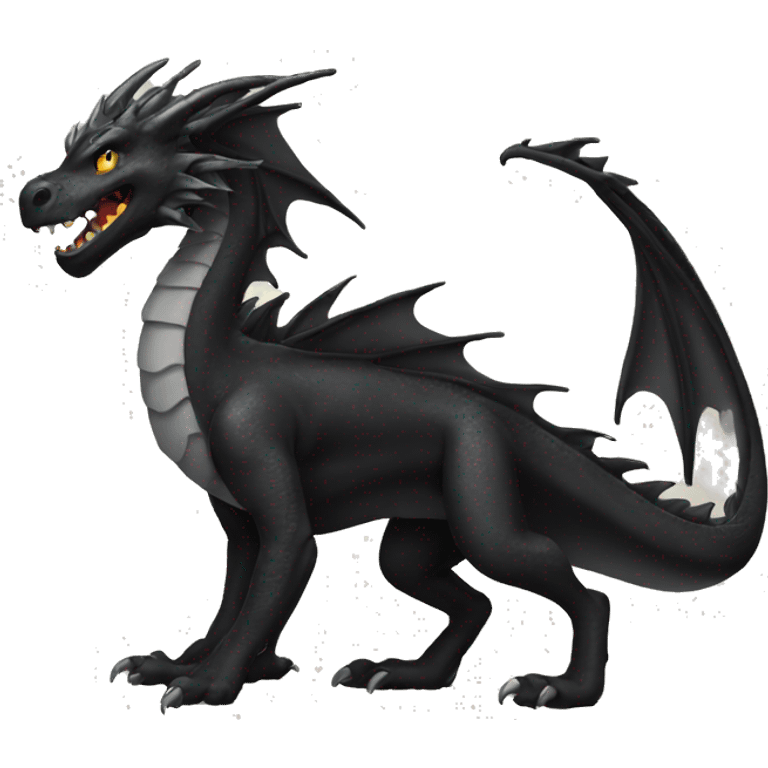 Black dragon  emoji