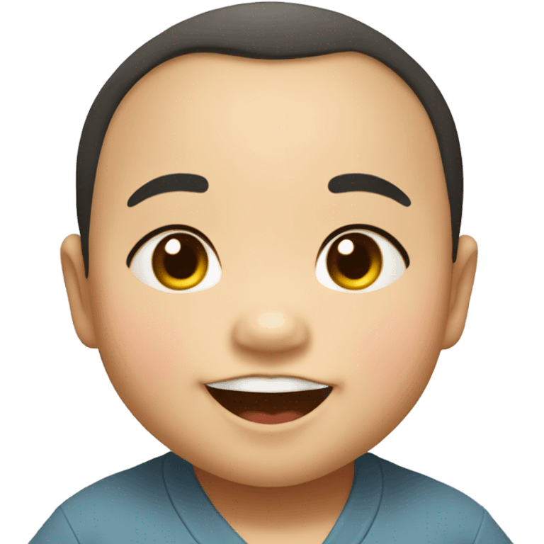 Fat Asian baby emoji