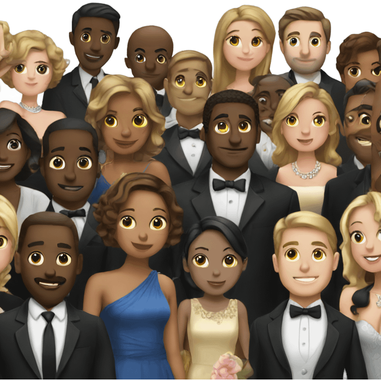 formal gathering with friends emoji