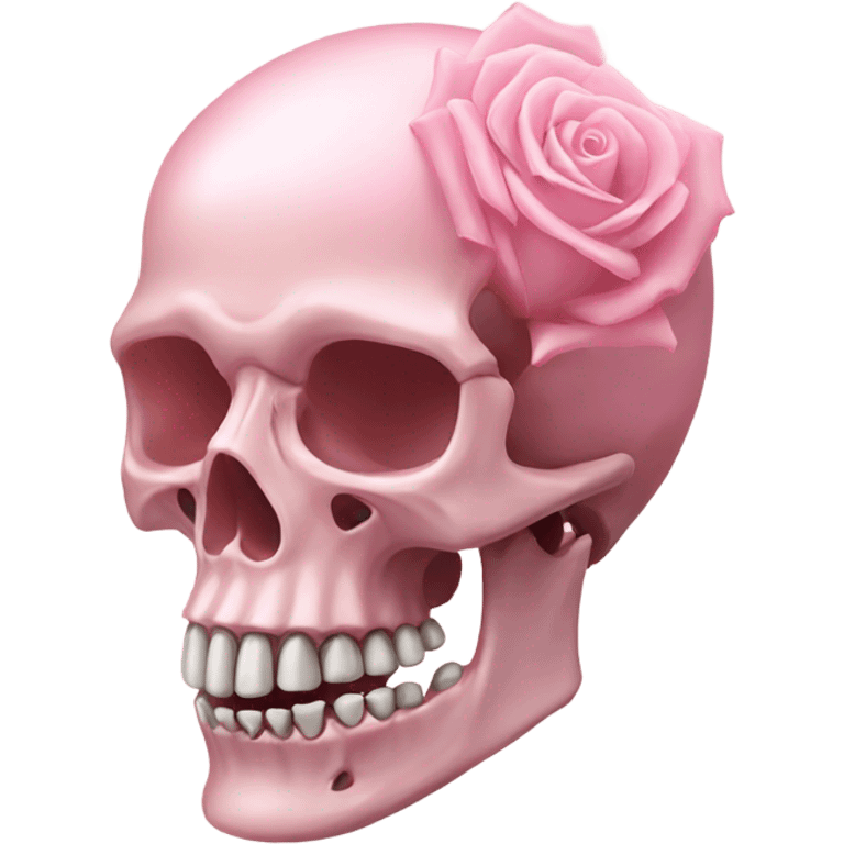 Rose quartz skeleton  emoji