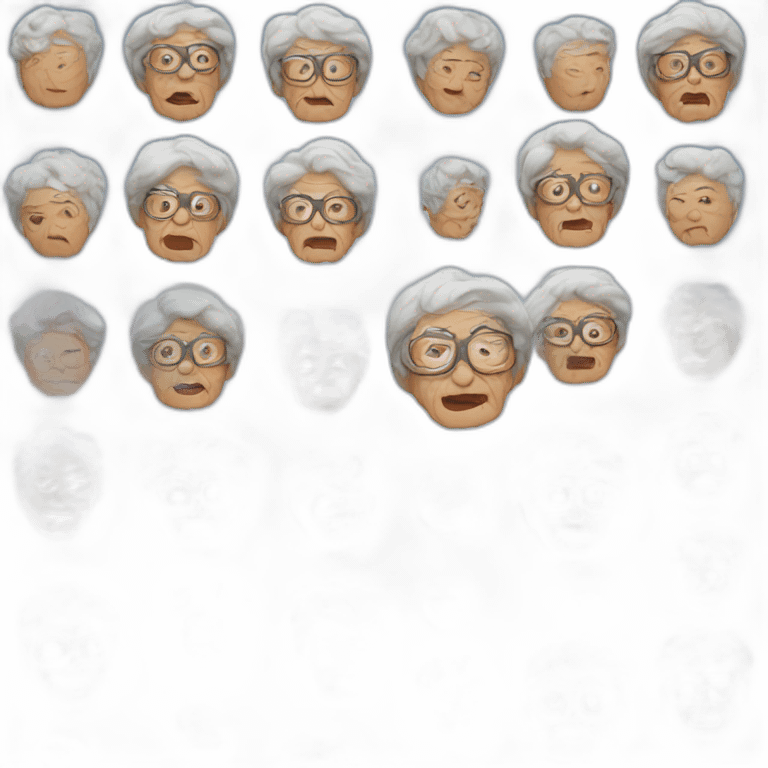 Superman grandma emoji