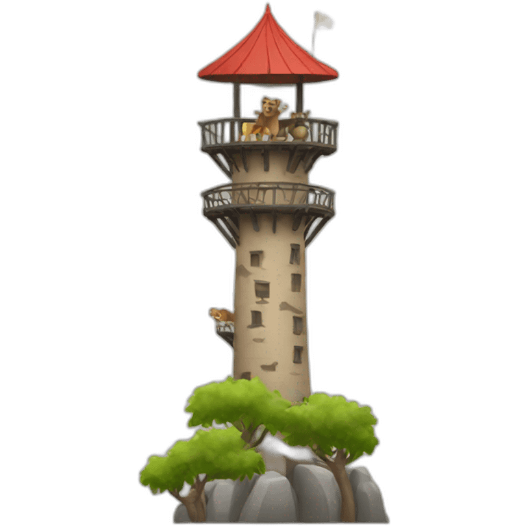 Zoo tower emoji