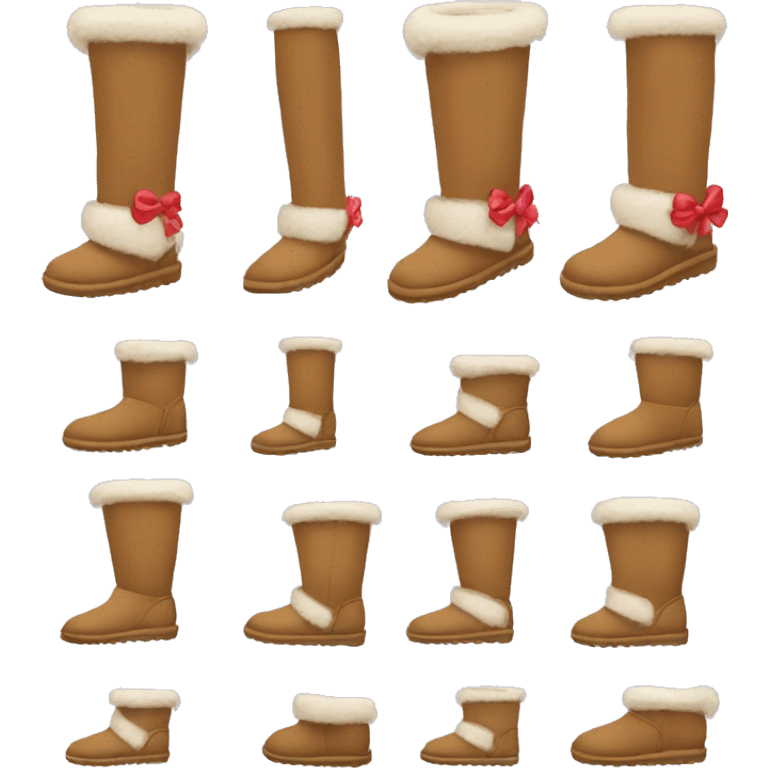 Uggs with bows  emoji