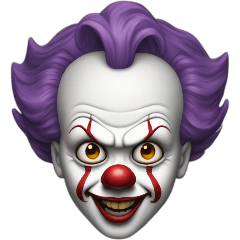 pennywise the clown face emoji