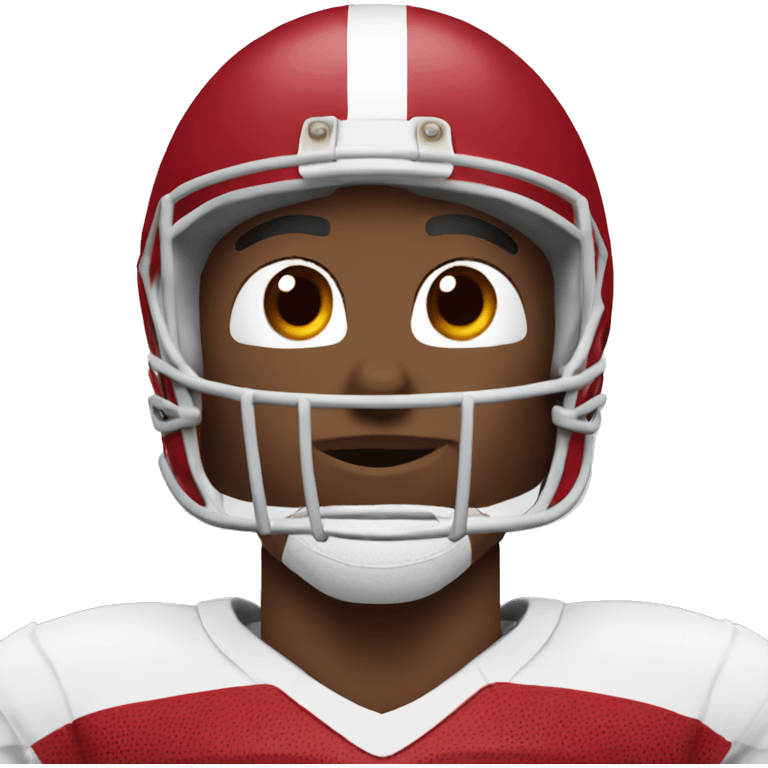 White arkansas 99 football player  emoji