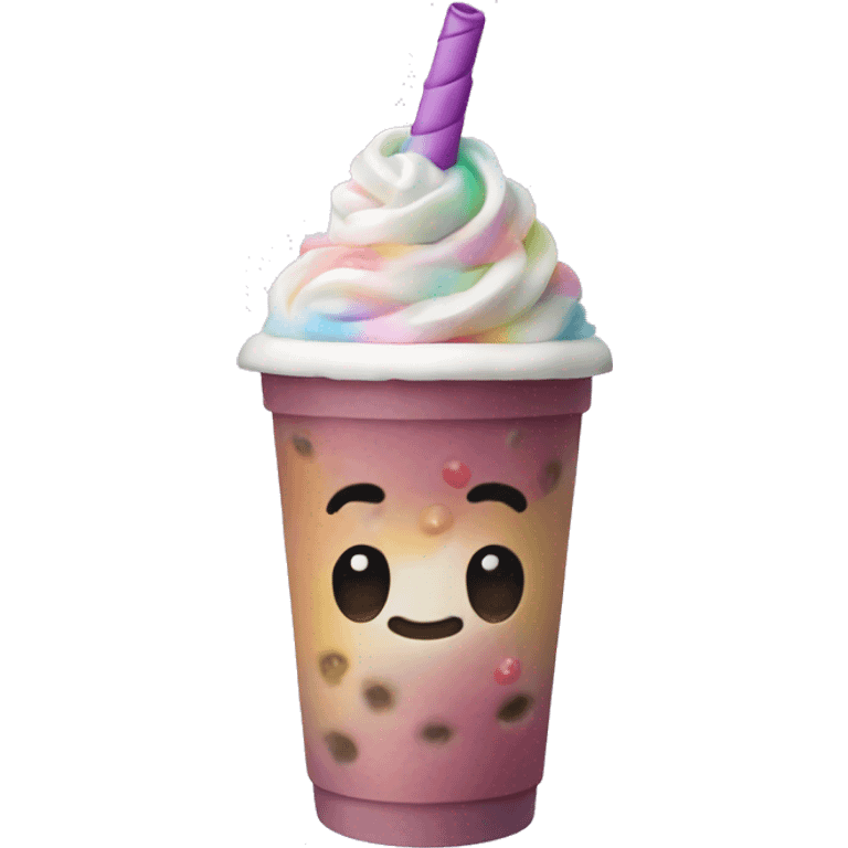 unicorn boba  emoji