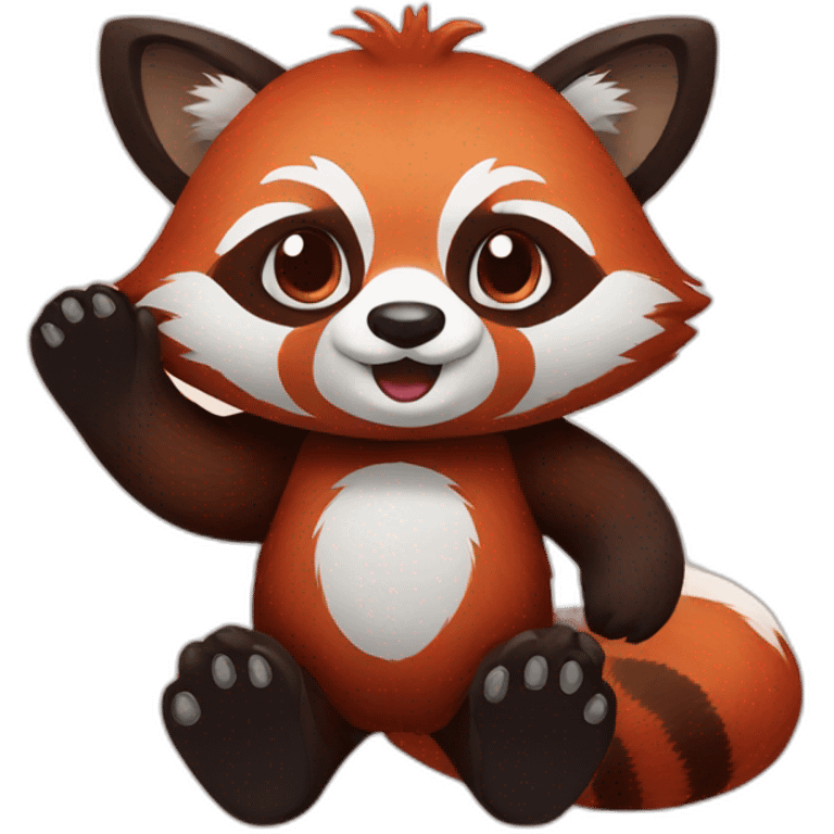 Red panda and raccoon emoji