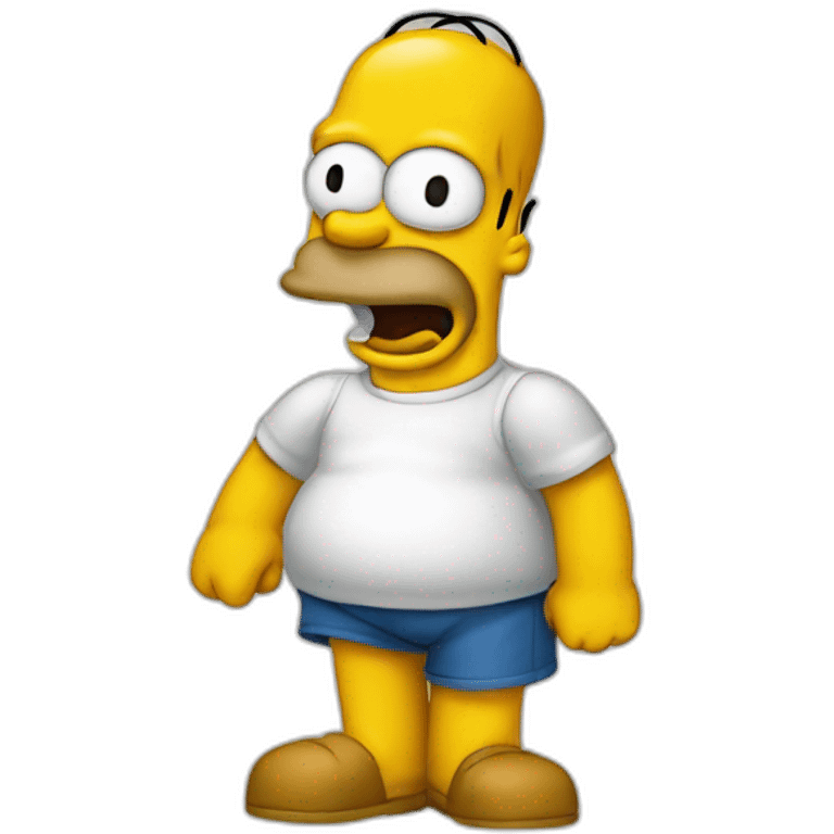 Homer smile emoji