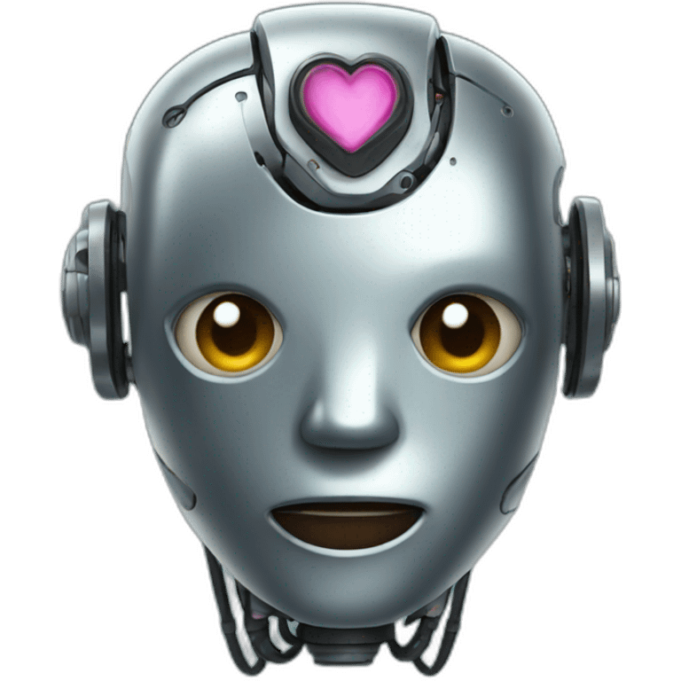 robot heart emoji