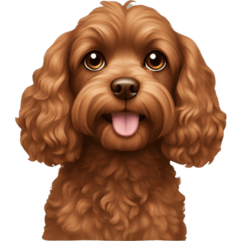 brown cavoodle emoji