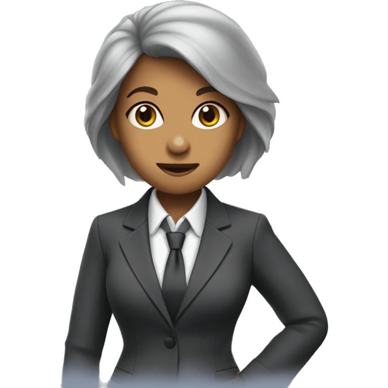 squirell woman in a suit emoji