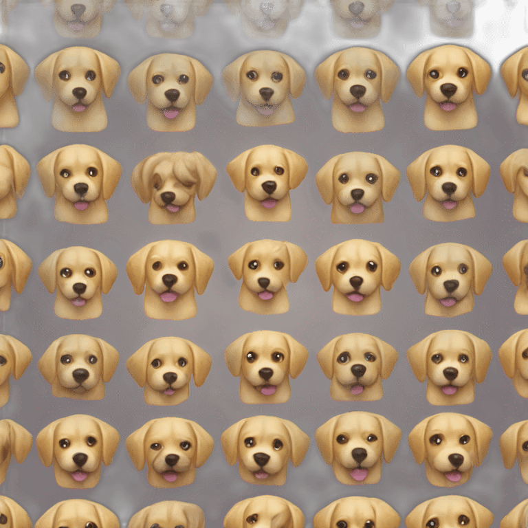 Blond dogs emoji