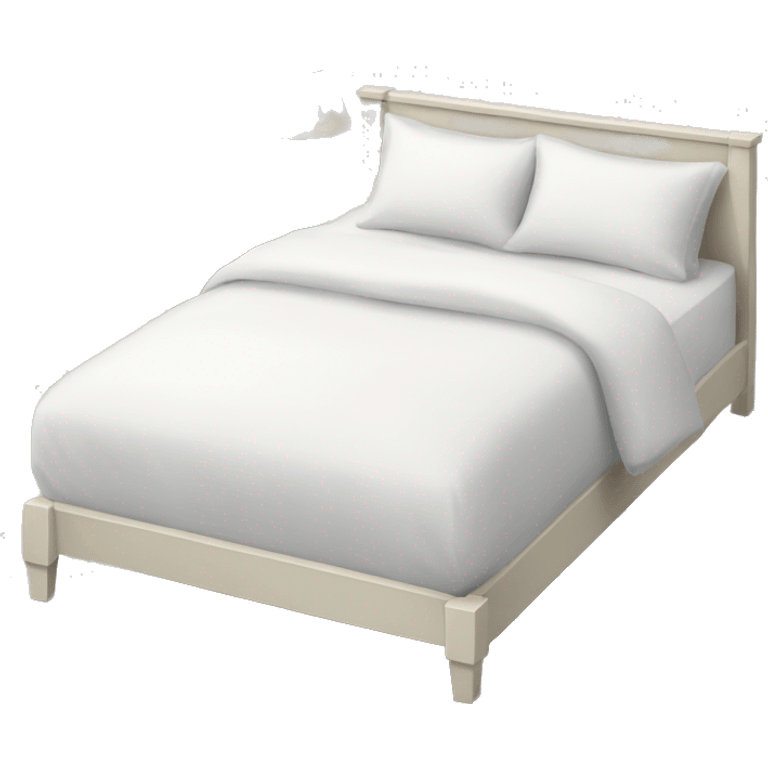 realistic-white-bed emoji