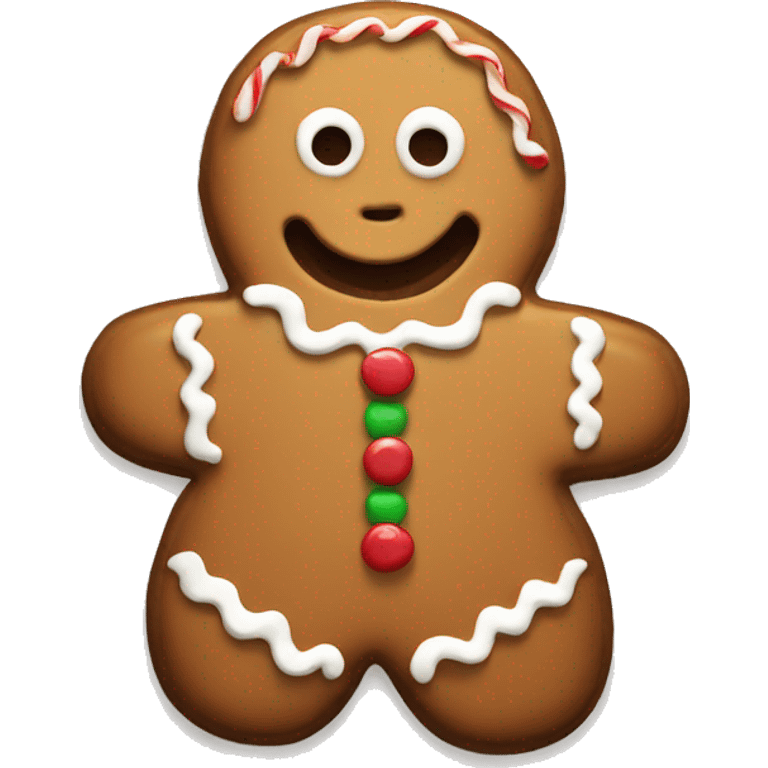 Gingerbread cookie emoji