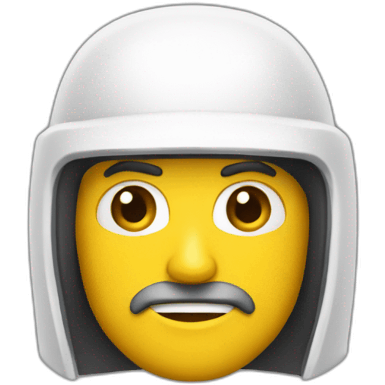 abogado-con-casco-blanco emoji