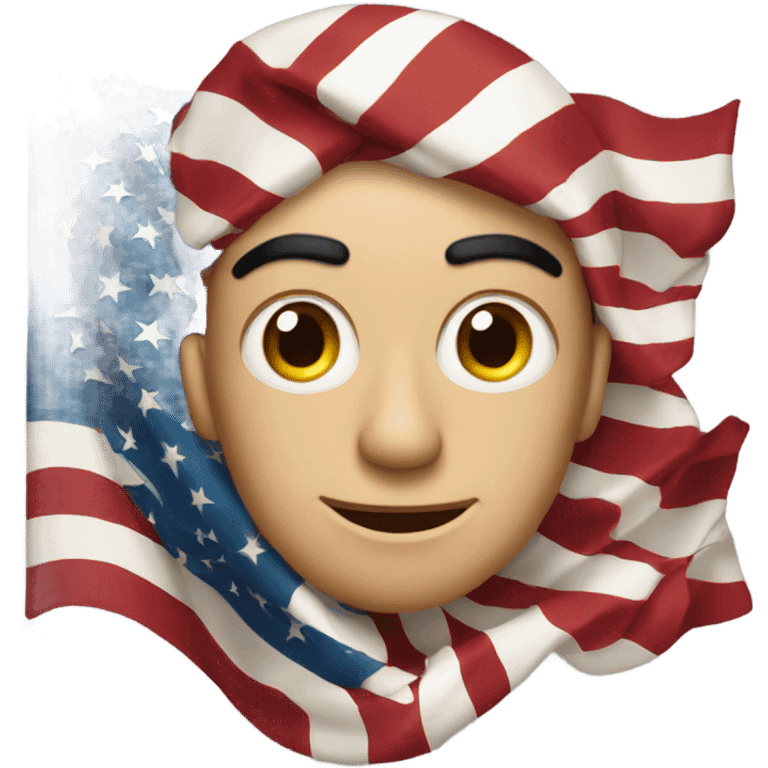 american glad with eyebrow on top  emoji