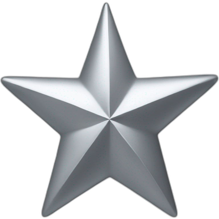 Silver star emoji