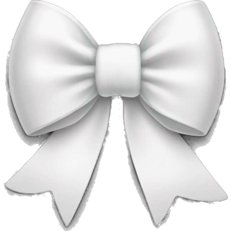 white bow emoji