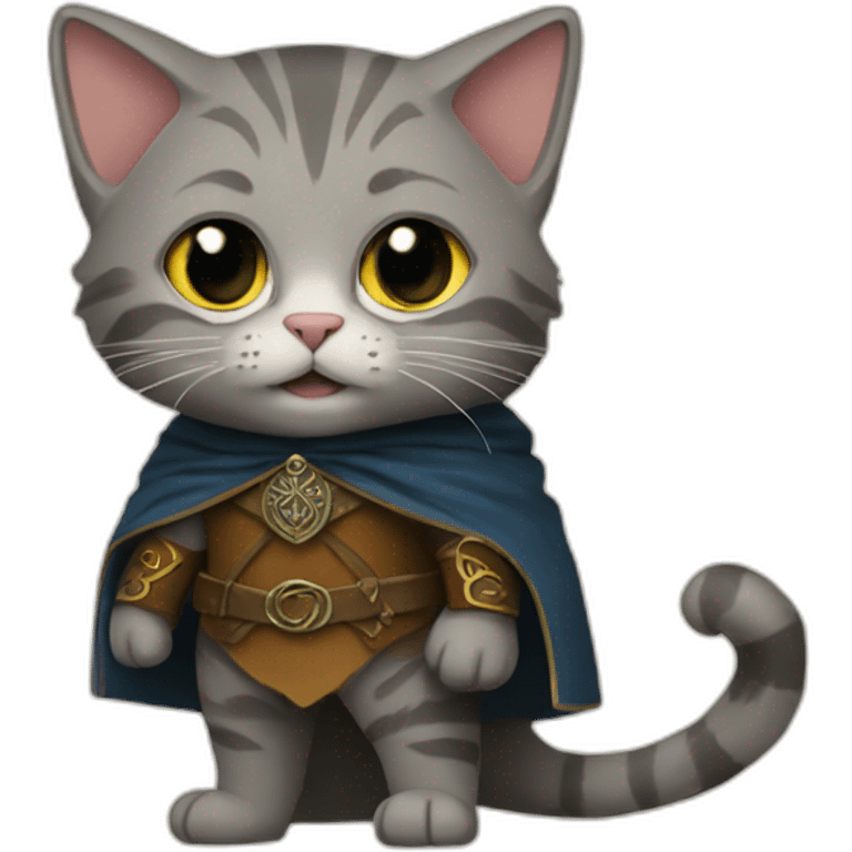 cat in a lord of the rings costume emoji