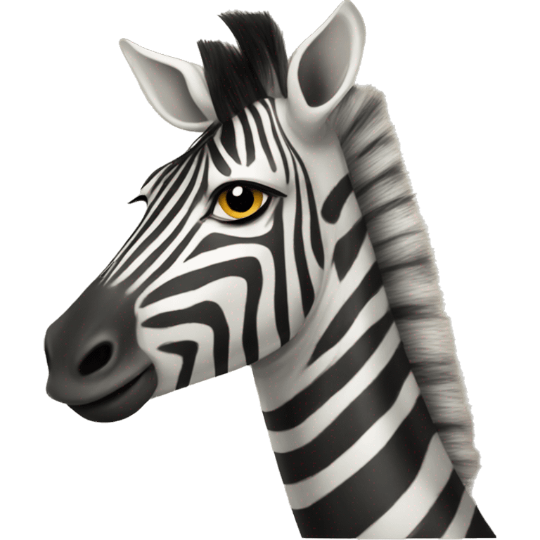 Zebra mixed with giraffe  emoji