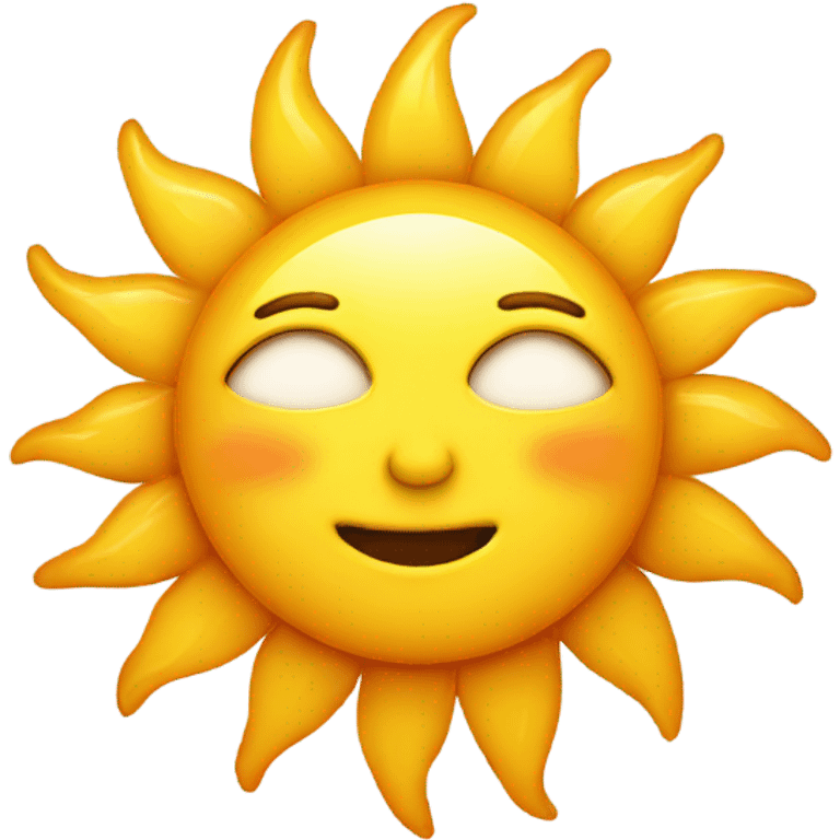 sun with face emoji