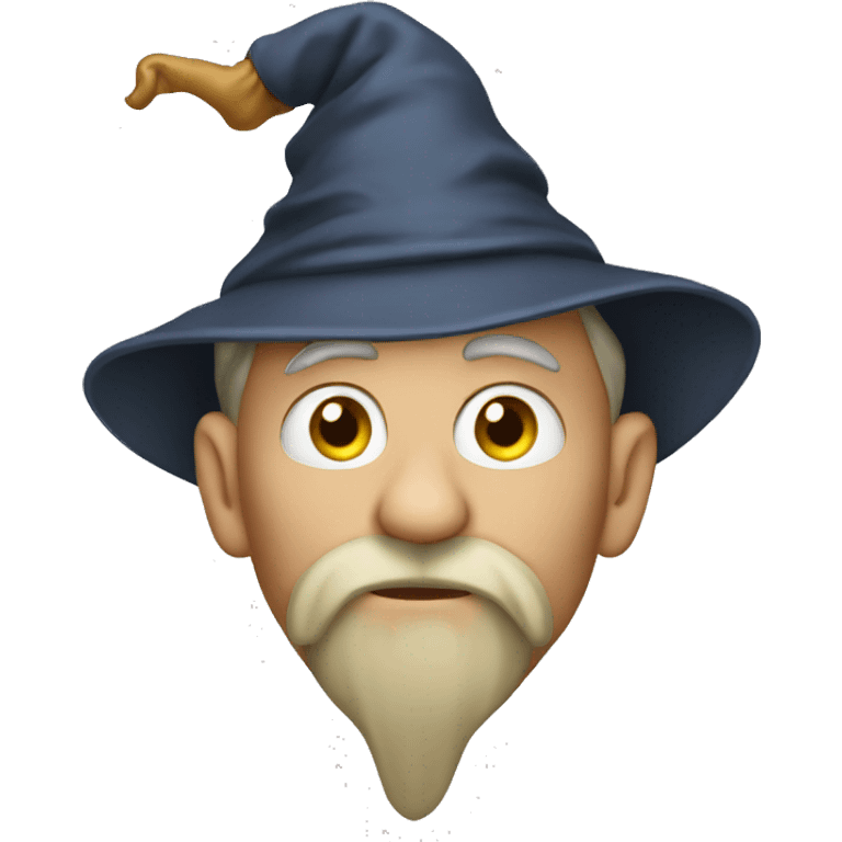 wizard picking his nose emoji