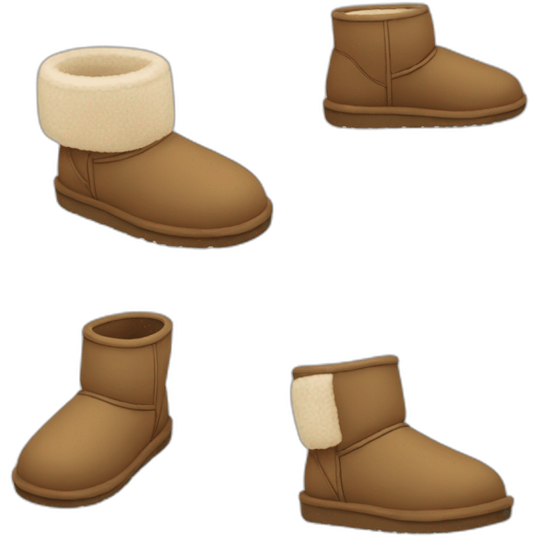 house shoe ugg emoji