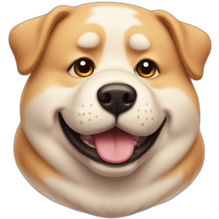 chubby stipid doggo emoji