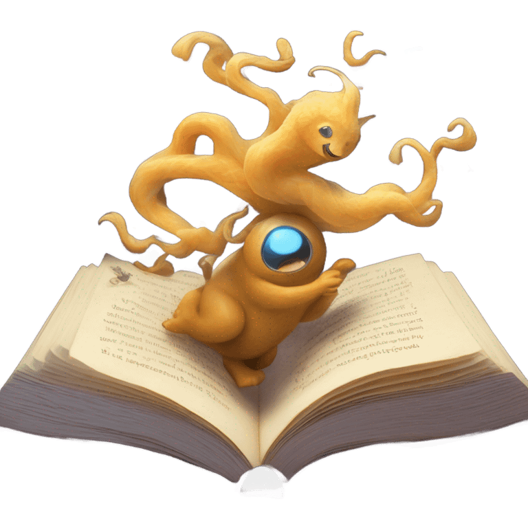 magical learning book emoji