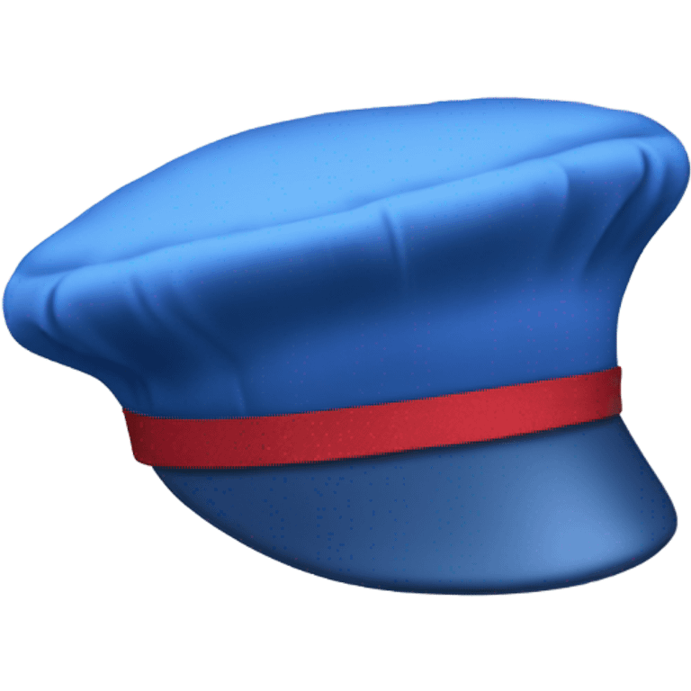 Blue French berret  emoji